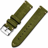 Pasek skórzany Ricardo Alba premium, Green, Quick Release