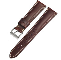 Pasek skórzany Ricardo Aosta premium, Dark Red, Quick Release