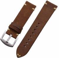 Skórzany pasek Ricardo Crema premium, Brown, Quick Release