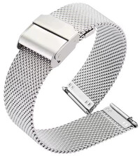 Bransoleta ze stali nierdzewnej Ricardo Novara, Silver, bransoleta milanese, Quick Release