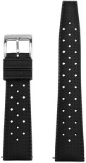 Gumowy pasek Ricardo Terni premium 20mm, Black, Quick Release
