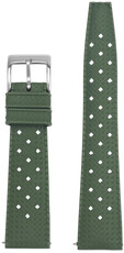 Gumowy pasek Ricardo Terni premium 20mm, Green, Quick Release