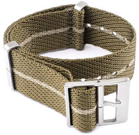 Pasek tekstylny Ricardo Mantova premium, Brown, NATO