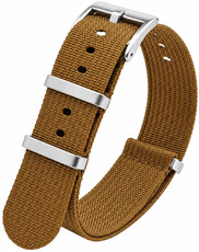 Pasek tekstylny Ricardo Olbia premium, Brown, NATO