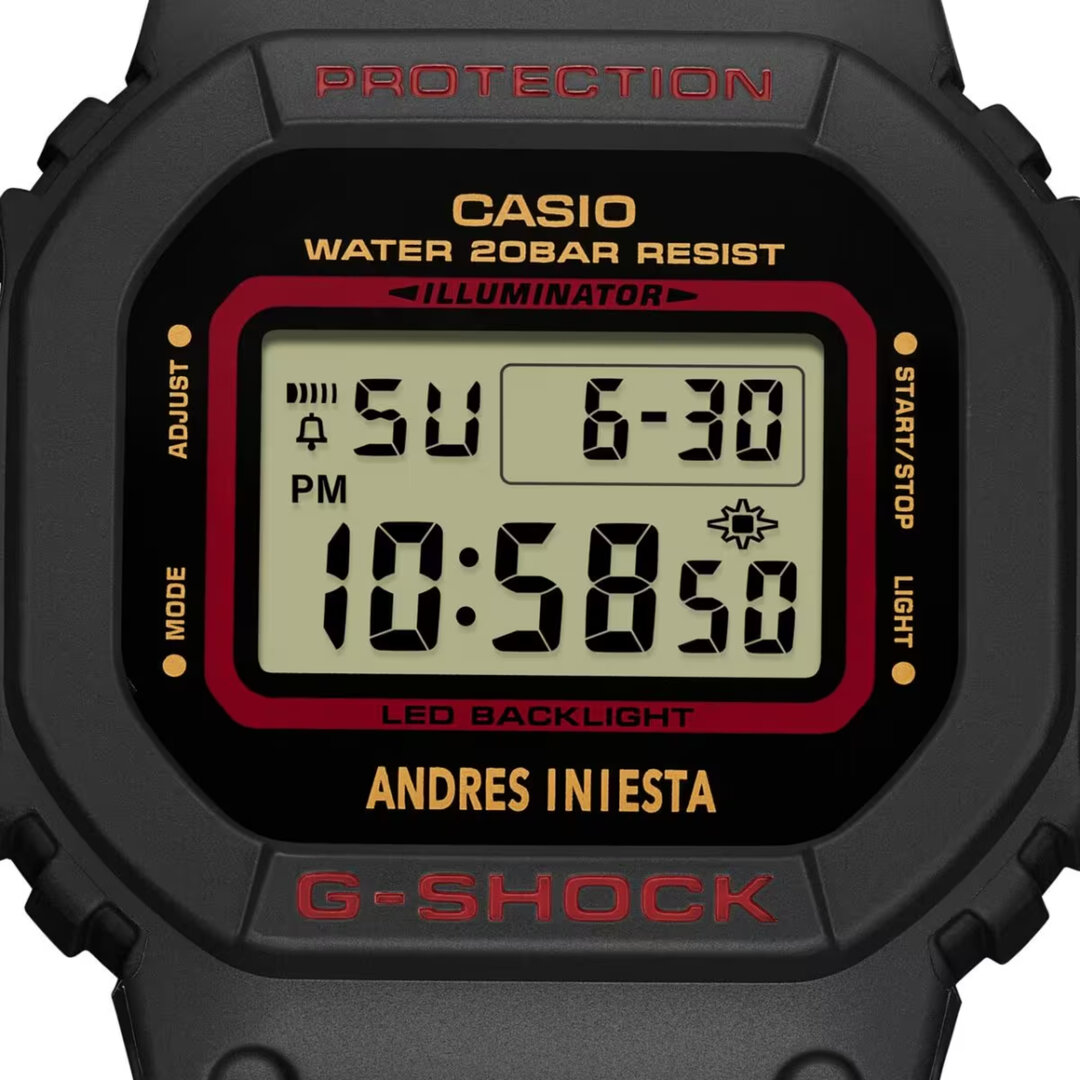Casio G-Shock Original DW-5600AI-1ER Andrés Iniesta