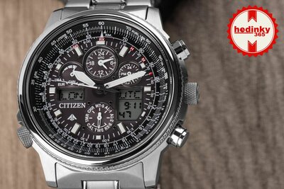 Citizen Promaster Sky Pilot Global Eco-Drive Radiocontrolled JY8020-52E