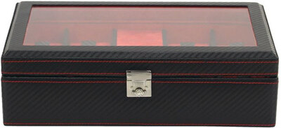 Kaseta na zegarki Friedrich Lederwaren Carbon 32059-2
