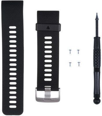 Silikonowy pasek Garmin (pro Forerunner 35), czarny