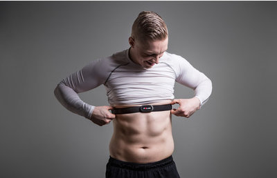 Pas piersiowy Polar H10, czarny, rozmiar M-XXL