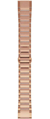 Bransoleta Garmin QuickFit 20mm, metalowa, rose gold (Fenix 7S/6S/5S)