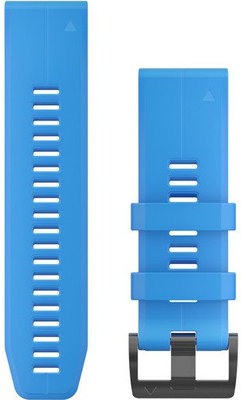 Silikonowy pasek Garmin 26mm (pro Garmin Fenix 8/7X/6X (51mm), Tactix aj.), niebieski V1, QuickFit