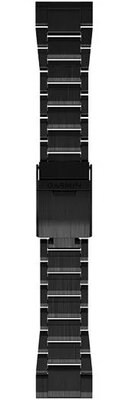 Tytanowa bransoleta Garmin 26mm (pro Garmin Fenix 8/7X/6X (51mm), Tactix aj.), czarny V2, QuickFit