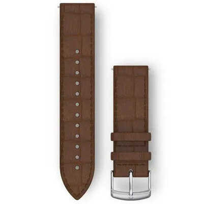 Skórzany pasek Garmin 20mm (pro Venu, Venu Sq, Venu 2 plus aj.), brązowy V1, Quick Release