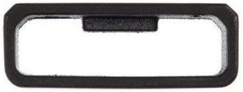 Silikonowa szlufka Garmin 22mm (pro Fenix), black, 2ks