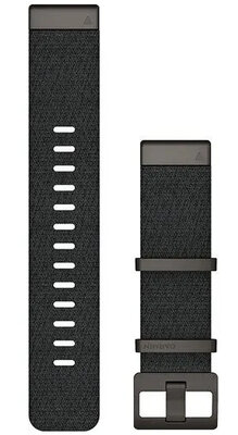 Nylonowy pasek Garmin 22mm (pro Garmin Fenix 8/7/6 (47mm), Epix 2 aj.), czarny, QuickFit