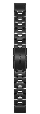 Tytanowa bransoleta Garmin 22mm (pro Garmin Fenix 8/7/6 (47mm), Epix 2 aj.), czarny, QuickFit