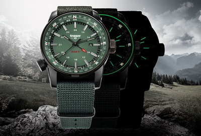 Traser P68 Pathfinder GMT Green 109035