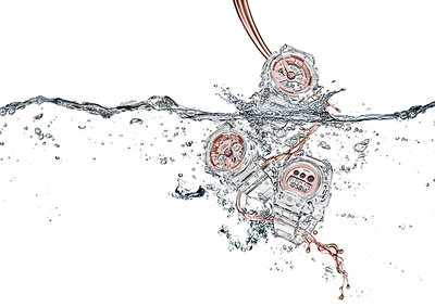 Casio G-Shock Original GMA-S110SR-7AER Z Series Transparent x Pink Gold Collection