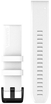 Silikonowy pasek Garmin 22mm (pro Garmin Fenix 8/7/6 (47mm), Epix 2 aj.), biały, QuickFit