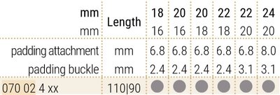 Pasek skórzany Hirsch Navigator 07002410-2, brązowy, skóra cielęca, długość L
