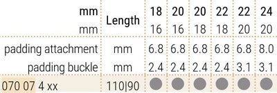 Pasek skórzany Hirsch Navigator 07007417-2, brązowy, skóra aligatora, długość L