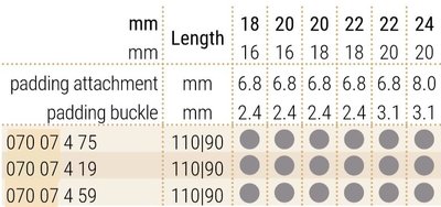 Pasek skórzany Hirsch Navigator 07007419-2, brązowy, skóra aligatora, długość L