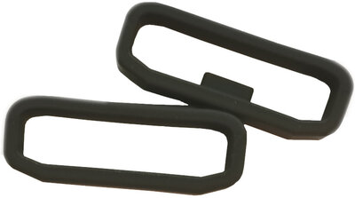 Szlufka silikonowa Garmin (do QuickFit 22, Instinct, Instinct 2 itp.), black, 2szt.