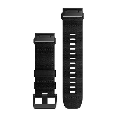 Pasek nylonowy Garmin 26mm (do Garmin Fenix 8/7X/6X (51mm), Tactix i inne), czarny, QuickFit, 010-13010-00