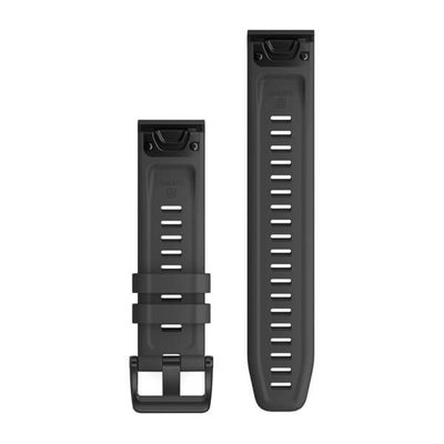 Pasek silikonowy Garmin 22mm (do Garmin Fenix 8/7/6 (47mm), Epix 2 i inne), szary V1, QuickFit, 010-12863-22