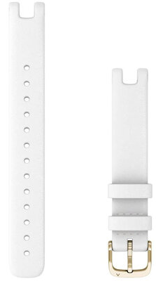 Pasek skórzany Garmin 14mm (do Lily), biały V1, 010-13068-A3