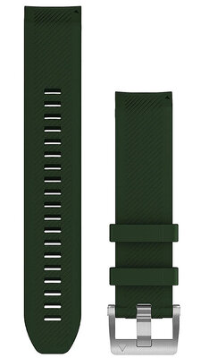Silikonowy pasek Garmin 22mm (MARQ), zielony