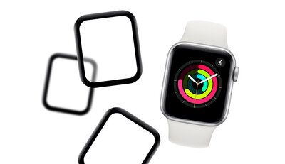 Ochronne 3D szkło Mosh Tempered Glass Protector 0.5mm pro Apple Watch Series 4/5/6/SE 40mm