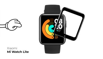 Ochronne 3D szkło Mosh Tempered Glass Protector 0.5mm pro Xiaomi Mi Watch Lite