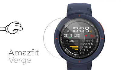 Ochronne szkło Mosh Tempered Glass Protector 0.3mm pro Amazfit Verge
