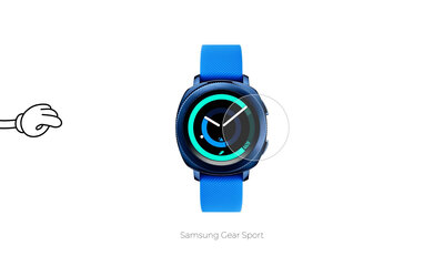 Ochronne szkło Mosh Tempered Glass Protector 0.3mm pro Samsung Gear Sport