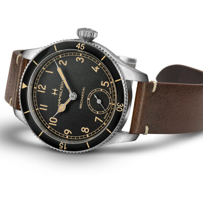 Hamilton Khaki Aviation Pilot Pioneer Mechanical Small Second H76719530
