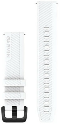 Pasek silikonowy Garmin 20mm (do Venu, Venu Sq, Venu 2+ itd.), biały, Quick Release, 010-13076-02