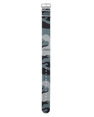 pasek nylonowy Hirsch Rush L 40406038-2, moro/niebieski, moro, długość L, Quick Release