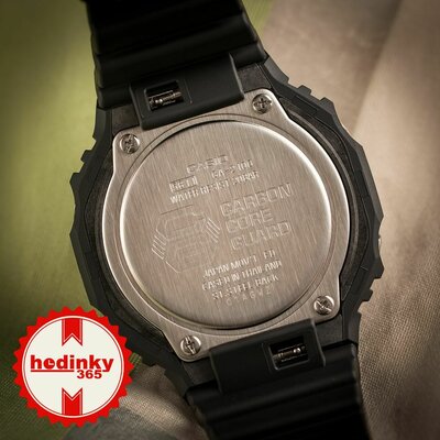 Casio G-Shock Original GA-2100-1A3ER Carbon Core Guard Utility Black Series