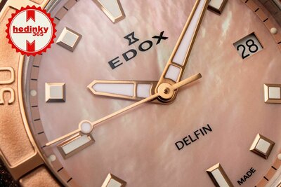 Edox Sport Delfin Diver Date Lady 53020-357rm-ror