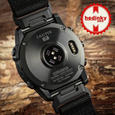 Garmin Tactix 7 Pro Solar Sapphire Black Nylon Band (+ pasek zamienny)