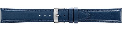 Skórzany pasek Morellato Naxos 5391D15.062 M, niebieski, materiał z recyklingu