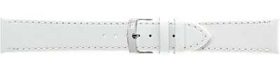 Skórzany pasek Morellato Sprint EC 5202875.017 S, biały, Quick Release