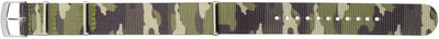 Pasek tekstylny Morellato Band L 3972A74.872, zelený/maskáčový, NATO