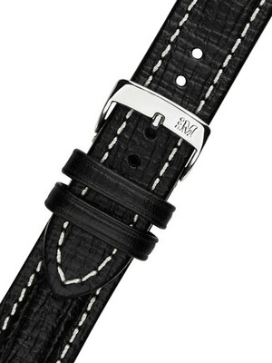 Czarny skórzany pasek Morellato Tipo Breitling 2266632.819 M