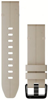 Pasek skórzany Garmin 20mm (do Garmin Fenix 8/7S/6S (43mm), itp.), beżowy, QuickFit, 010-13102-06