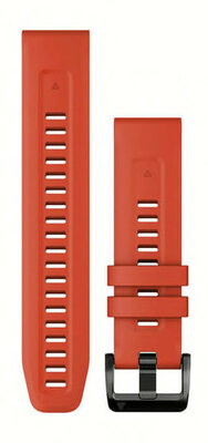 Silikonowy pasek Garmin 22mm (pro Garmin Fenix 8/7/6 (47mm), Epix 2 aj.), czerwony V3, QuickFit