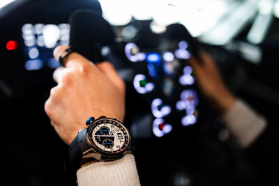 Edox Chronorally Chronograph 38001-tinnbu-bn BMW Limited Edition 2000pcs (+ zapasowy pasek)