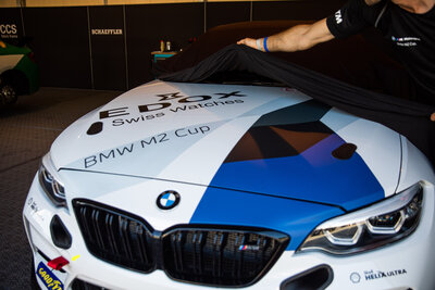 Edox Chronorally Chronograph 38001-tinnbu-bn BMW Limited Edition 2000pcs (+ zapasowy pasek)