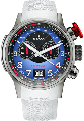 Edox Chronorally Quartz Chronograph 38001 TINR BUDN BMW Limited Edition 2000pcs (+ pasek zamienny)